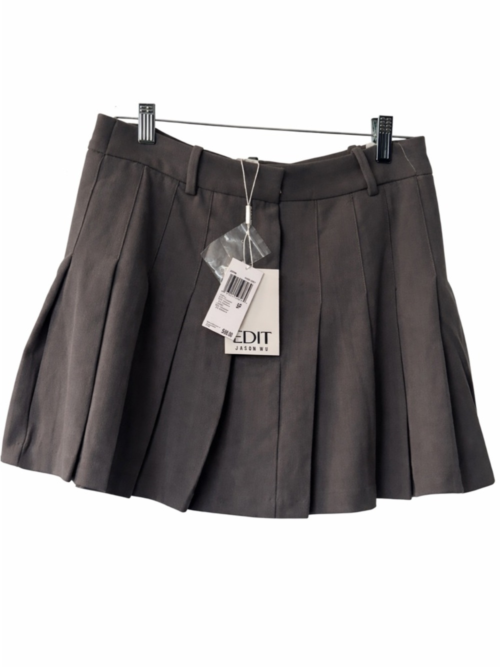NWT Jason Wu Charcoal Pleated Mini Skirt, Similar to Taylor Swifts skirts
